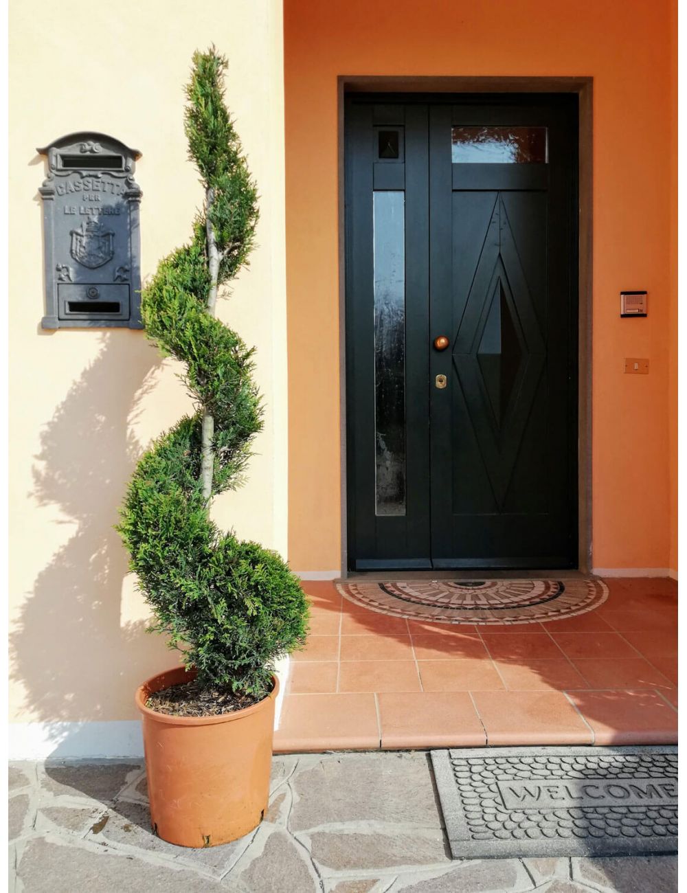 Alberi Topiaria Decorativi per Interni ed Esterni Piante Artificiali di Bosso Piante Finte a Spirale in Vaso Pianta Verde