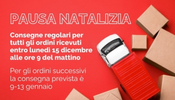 Pausa Spedizioni nel Periodo Natalizio